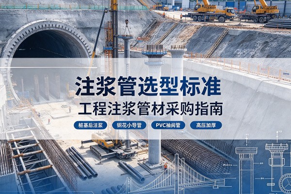 喀什注浆管选型标准